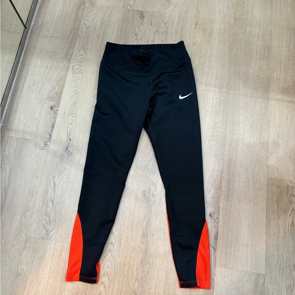 Nike Pants - Nike Black and Orange Pants